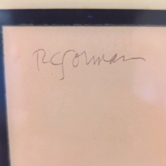 RC Gorman Ceramic Art Tile Zia Wall Hanging Large Size 12x12 Native American - Picture 4 of 5